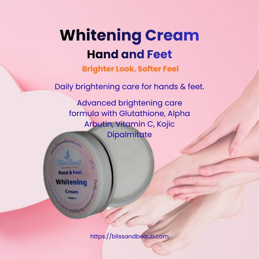 Bliss & Beauty Hand & Feet Care Combo – Whitening 26g + Repairing Cream 100g | Moisturize, Brighten & Protect