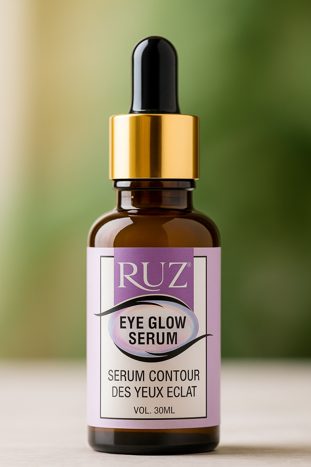 Eye Glow Serum by RUZ Cosmetics – Brightening & Refreshing Eye Care (30ml)