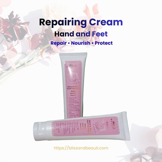 Bliss & Beauty Hand & Feet Repairing Cream 100g – Deep Moisturizing & Skin Repair Formula