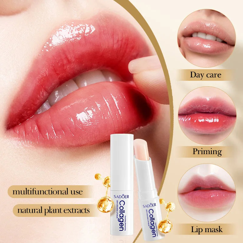 SADOER Collagen Lip Balm ā Moisturizing, Nourishing & Repairing Lip Care