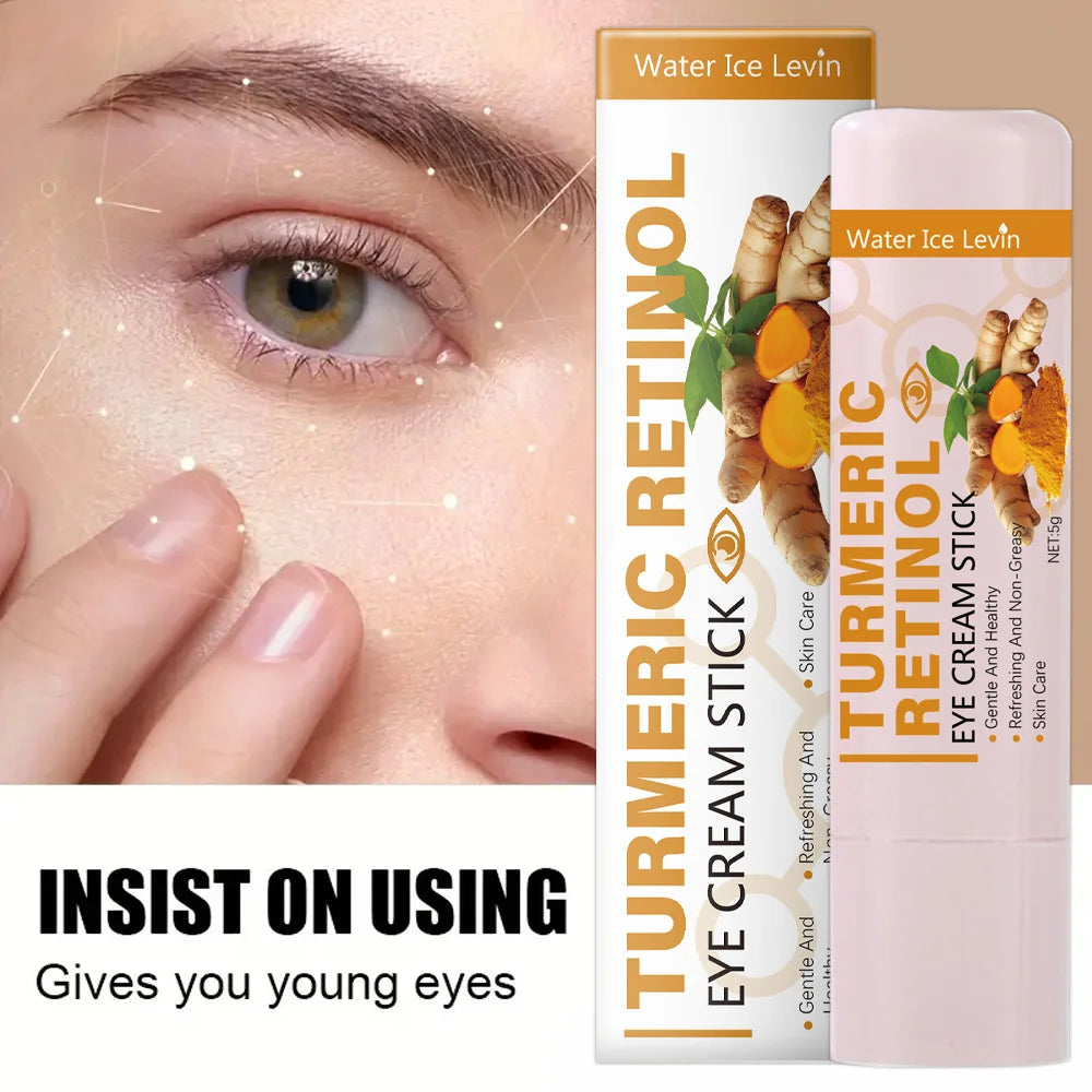 Turmeric Eye Cream Stick – Anti-Puffiness, Dark Circle & Fine Line Care (5g)