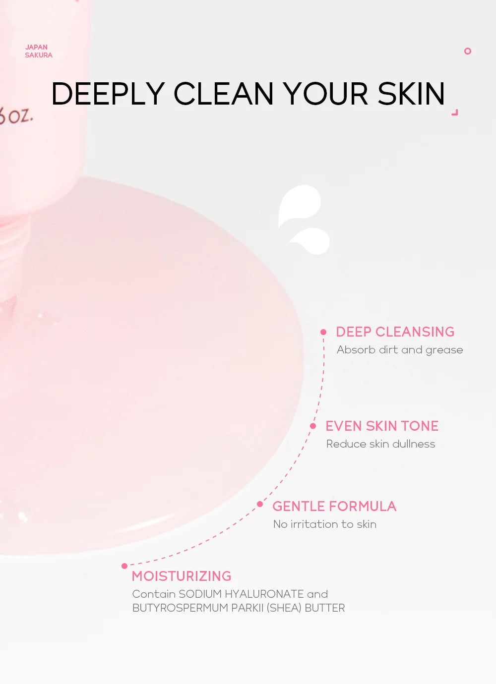 LAIKOU 24K Gold Sakura Peeling Face Mask – Anti-Wrinkle, Whitening & Blackhead Removal (50g)
