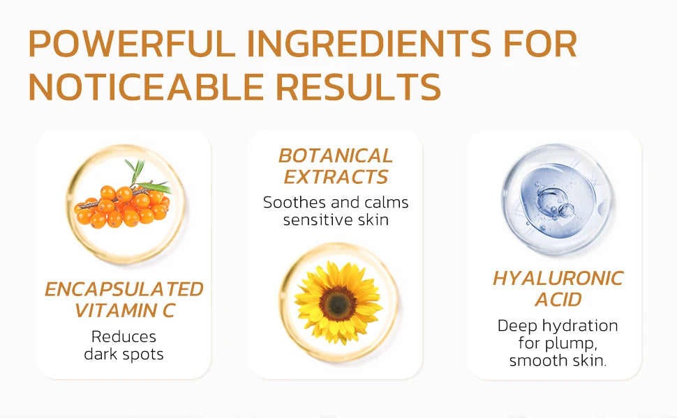 Deep Vitamin C Golden Capsule Face Moisturizer – Hydrating & Whitening Cream