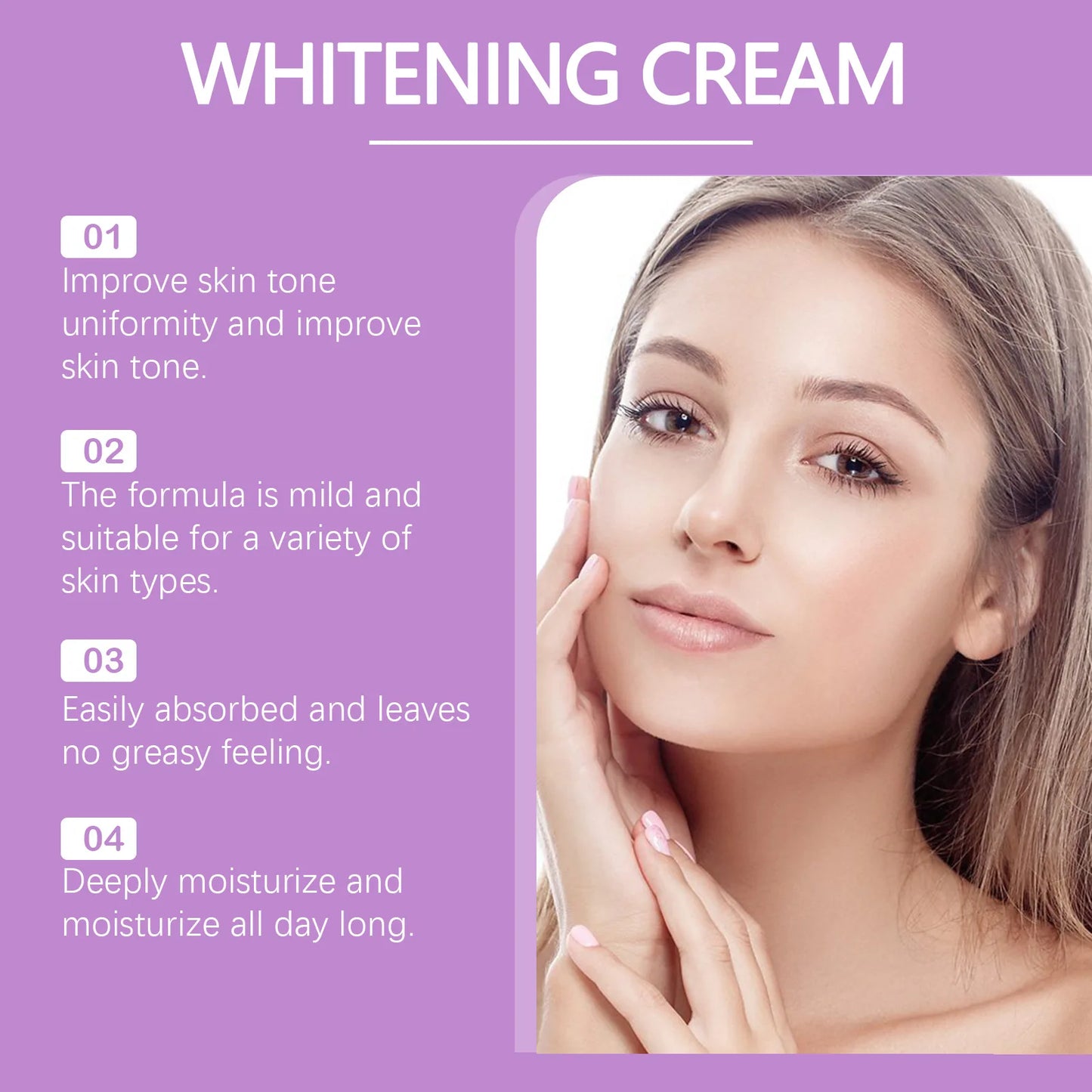 West&Month Whitening Cream β Anti-Melanin, Fade Pigmentation & Dark Spots, Hydrating Face Cream 50g