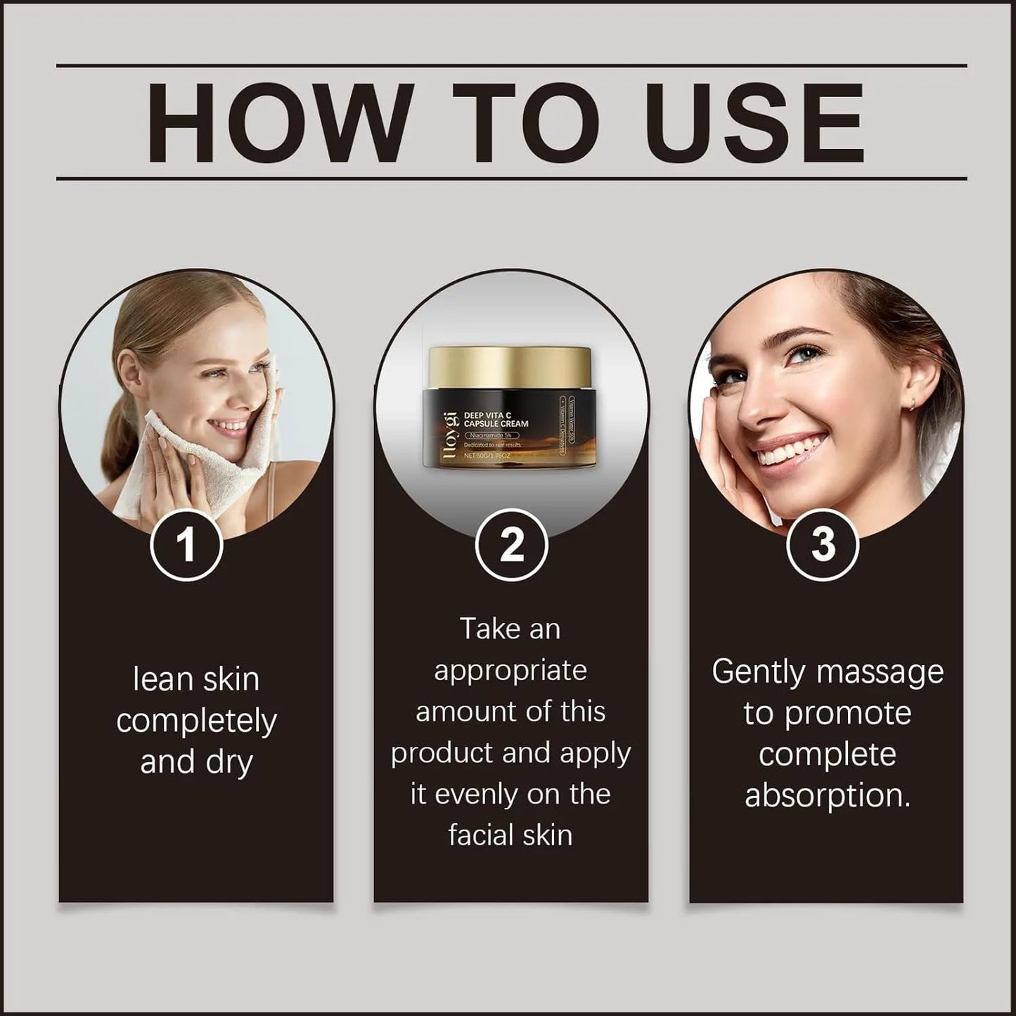Deep Vitamin C Golden Capsule Face Moisturizer – Hydrating & Whitening Cream