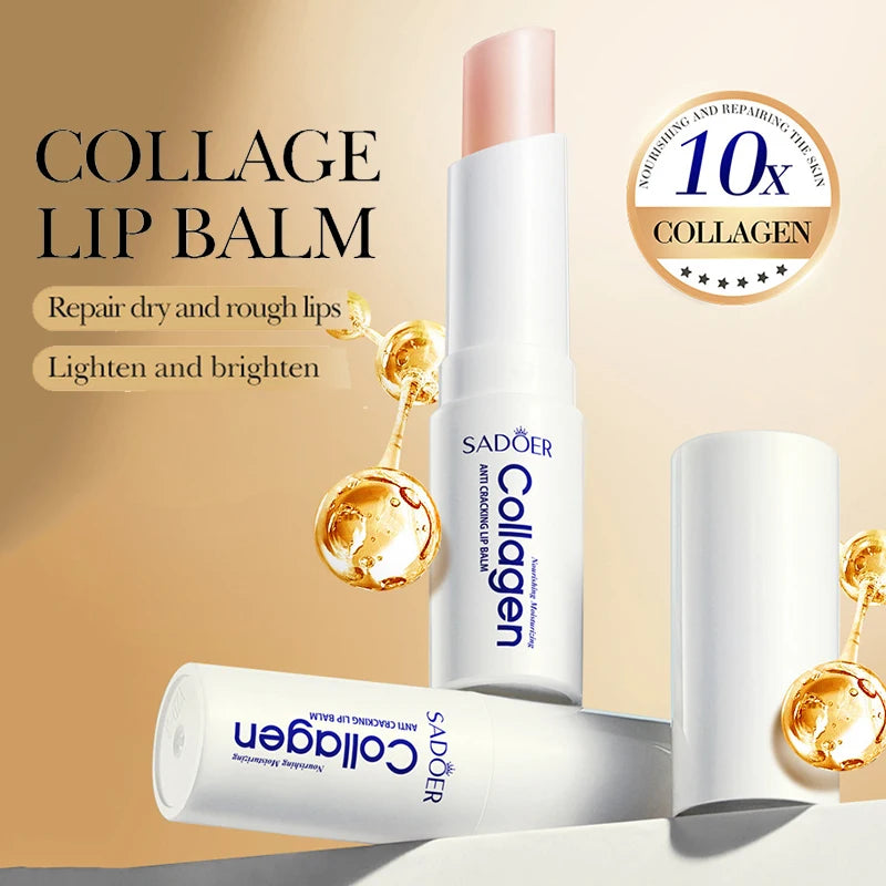 SADOER Collagen Lip Balm ā Moisturizing, Nourishing & Repairing Lip Care