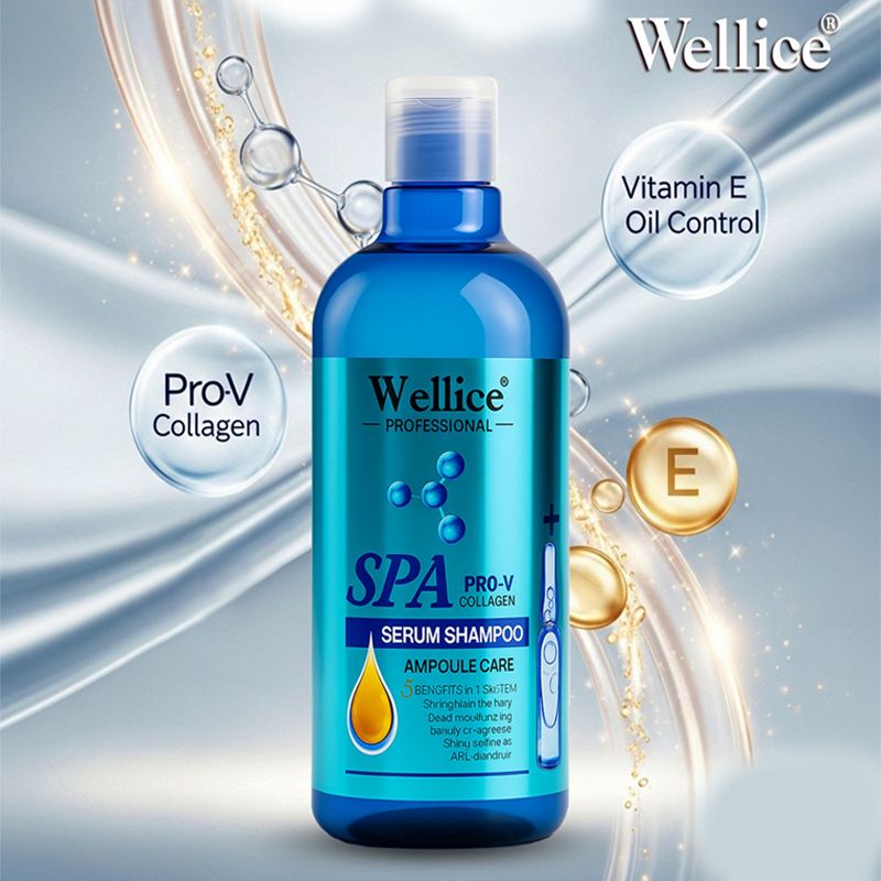 Original Gold Touch Wellice VE Argan Protein Shampoo 500 ML Get Strong Roots and Repair Damage Anti Dandruf