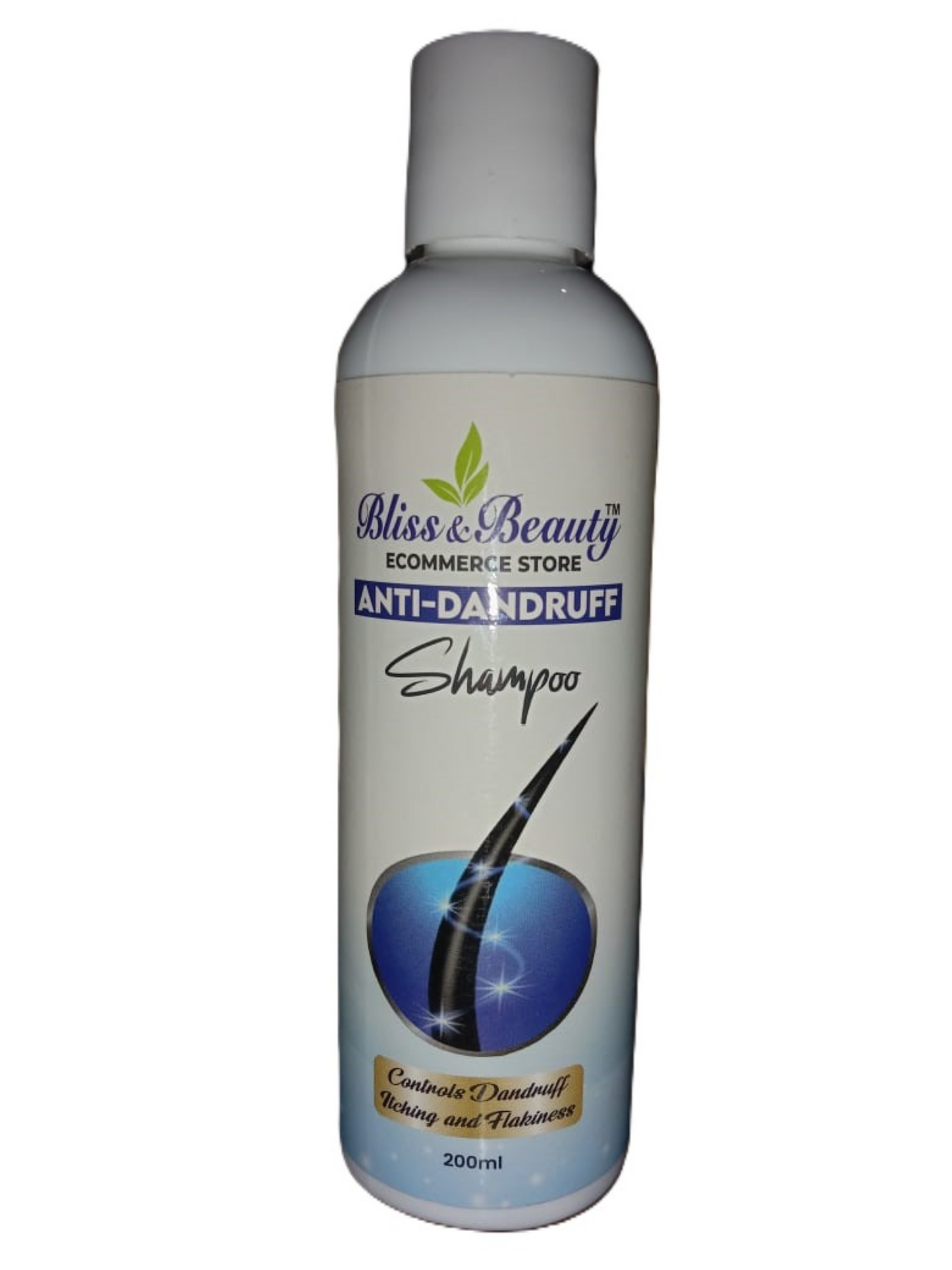 Bliss & Beauty Anti-Dandruff Shampoo – 200ml | Deep Scalp Cleanser with Zinc Pyrithione & Conditioning Formula