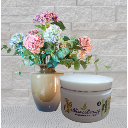 Bliss & Beauty Skin Polisher – 126g | Radiant Glow & Deep Exfoliation Formula with Walnut Shell Powder | For All Skin Types