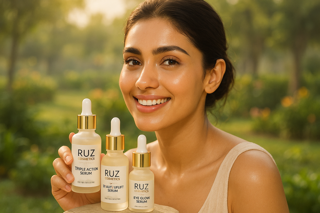 RUZ Cosmetics 3-in-1 Serum Combo – The Ultimate Glow Solution