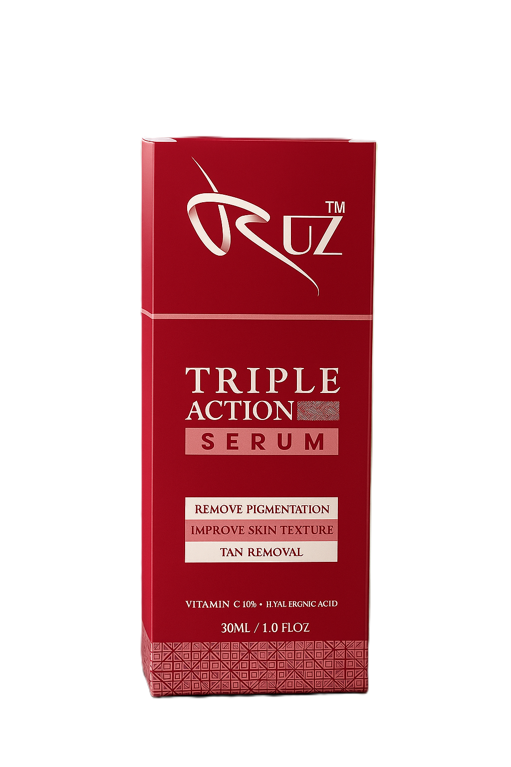 Triple Action Serum by RUZ Cosmetics – Vitamin C + Hyaluronic Acid