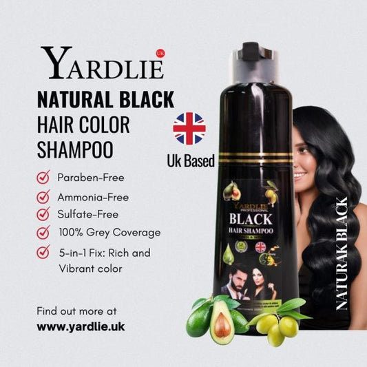 100% Original Yardlie Hair Color Shampoo 200ml | Black & Dark Brown