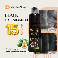 100% Original Yardlie Hair Color Shampoo 200ml | Black & Dark Brown