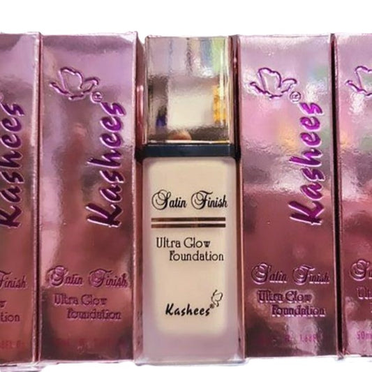 Kashees Eventone High-C Foundation – 24H Full Coverage Glow (30/50ml)