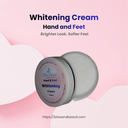 Bliss & Beauty Hand & Feet Whitening Cream 26g – Brightening & Moisturizing Care
