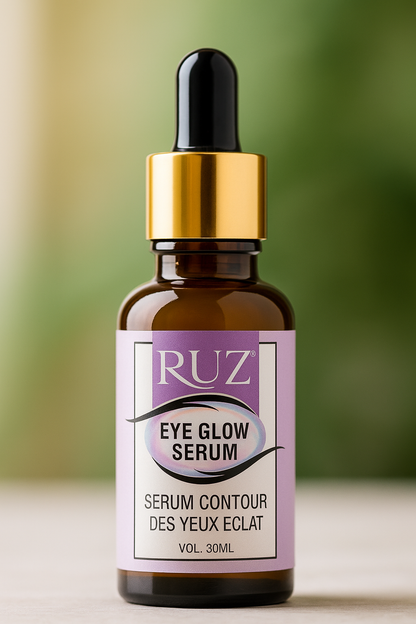 Eye Glow Serum by RUZ Cosmetics – Brightening & Refreshing Eye Care (30ml)