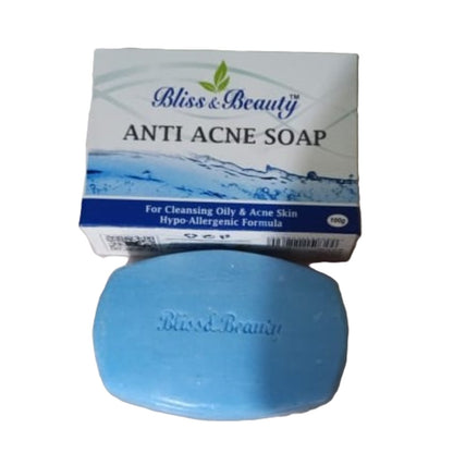 Bliss & Beauty Anti Acne Soap 100g – Hypo-Allergic Care for Oily & Acne-Prone Skin
