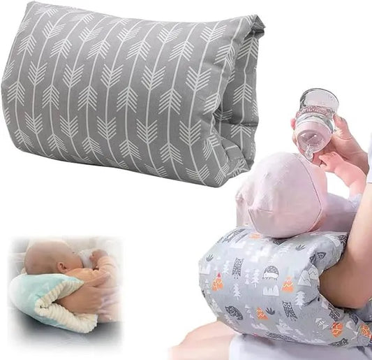 Baby Comfort Hand Pillow – Ergonomic Nursing & Feeding Pillow for Newborns & Infants | Breastfeeding, Bottle-Feeding & Maternity Support