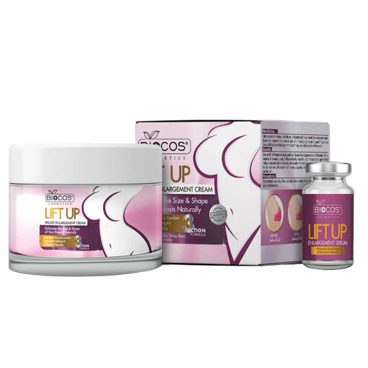 Lift Up Breast Enlargement Cream 44gm – Natural Firming & Lifting with Shea Butter, Almond Oil, Hyaluronic Acid & Vitamin E