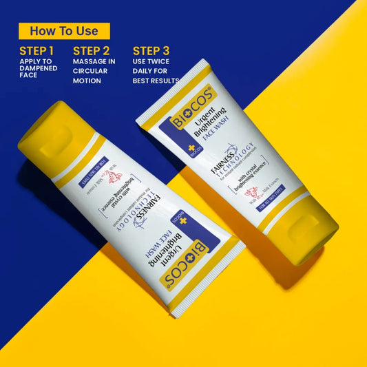 Whitening Face Wash with Milk Extracts & Vitamin E – Deep Cleansing, Brightening & Hydrating Formula – 70ml