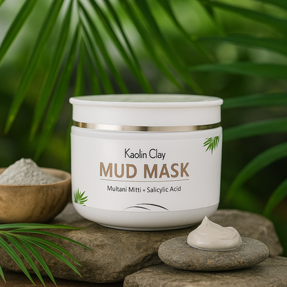 Kaolin Clay Mud Mask 50ml – Deep Cleansing & Pore Tightening Face Mask