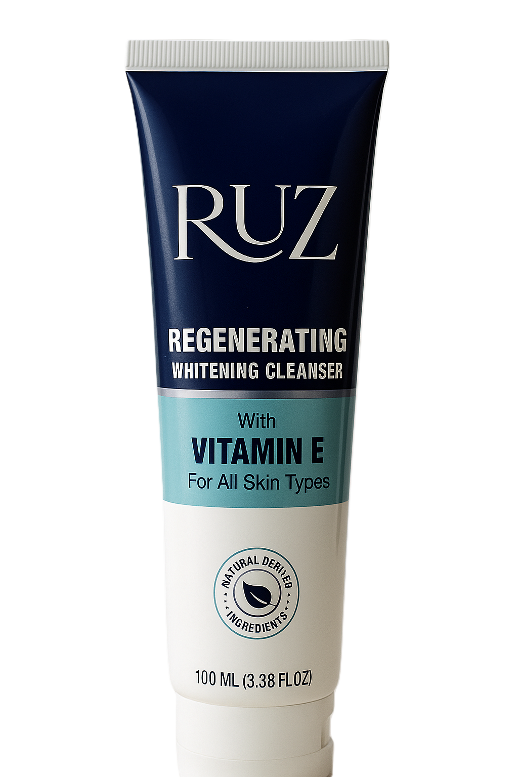 RUZ Regenerating Whitening Cleanser with Vitamin E – For All Skin Types (100ml)