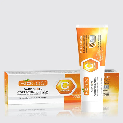 Dark Spot Correcting Cream 40gm – Brightening & Hydrating with Sweet Almond Oil, Glycerin & Antioxidants | Fades Dark Spots, Pigmentation & Uneven Skin Tone