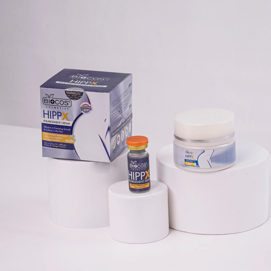 HIPPX Buttocks Enlargement Cream 44gm – Lifting, Firming & Fullness Enhancing with Shea Butter, Hyaluronic Acid, Almond Oil & Cocoa Butter