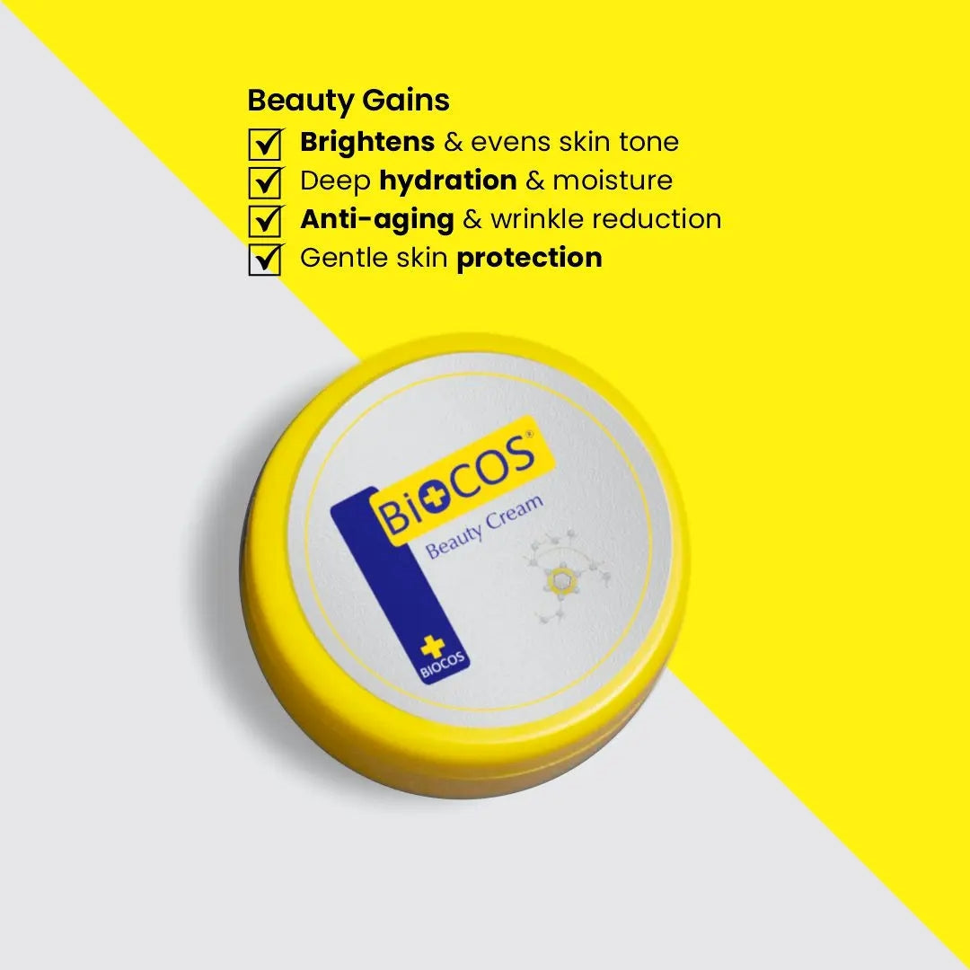 Beauty Cream – Skin Brightening & Anti-Aging Moisturizer with Arbutin, Vitamin E, Kojic Acid, Licorice Extract & Glutathione – Hydrating & Radiance Boosting Formula