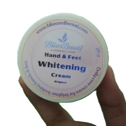 Bliss & Beauty Hand & Feet Whitening Cream 26g – Brightening & Moisturizing Care
