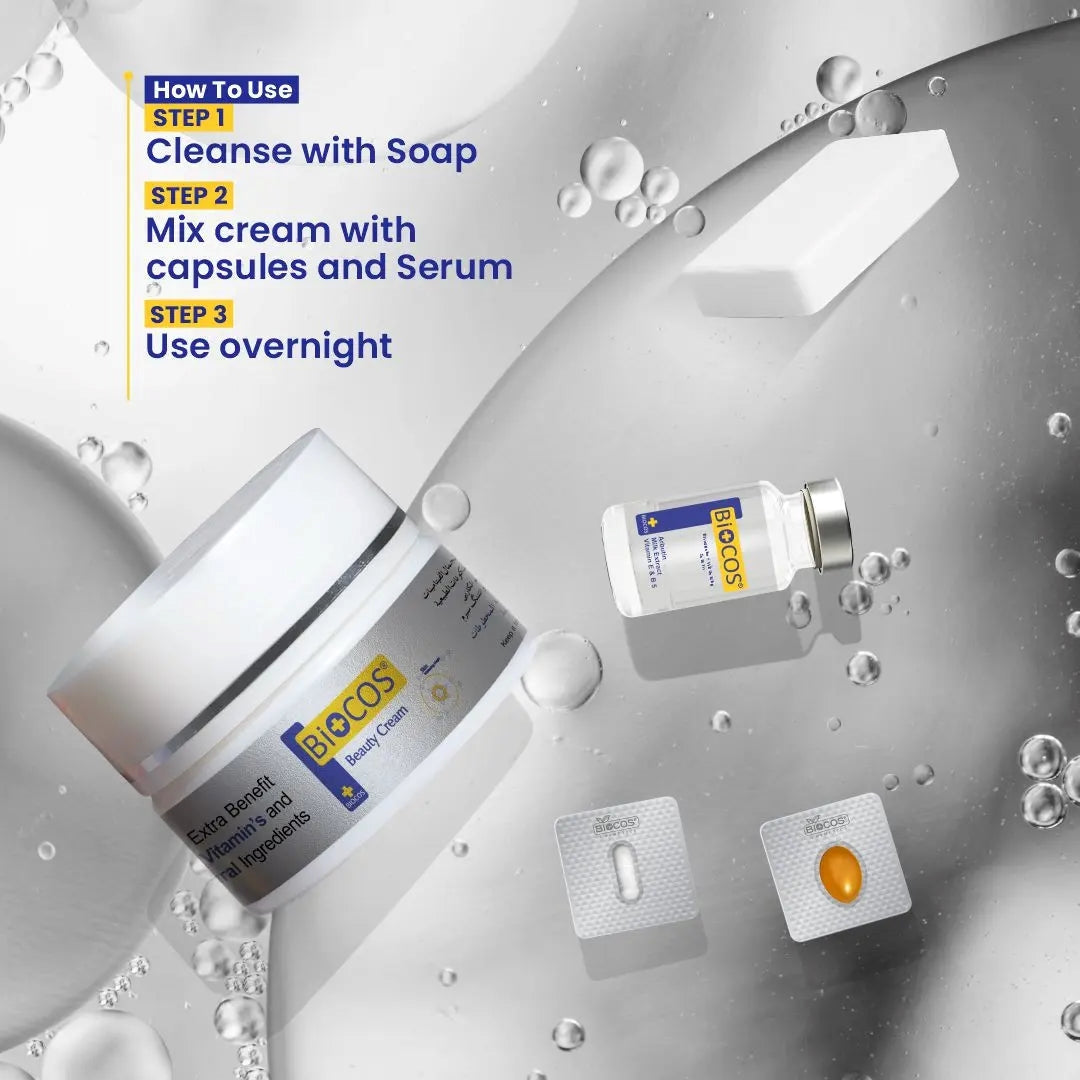 5-in-1 Beauty Cream – Anti-Aging, Brightening & Deep Hydrating Formula with Arbutin, Vitamin E, B5, Kojic Acid, Glutathione & Licorice Extract – 26gm