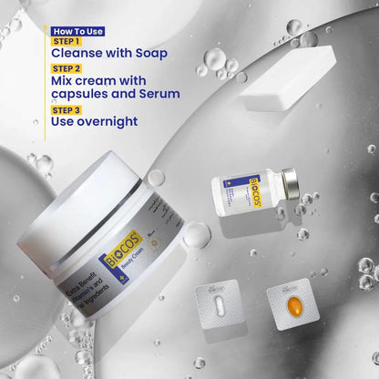 5-in-1 Beauty Cream – Anti-Aging, Brightening & Deep Hydrating Formula with Arbutin, Vitamin E, B5, Kojic Acid, Glutathione & Licorice Extract – 26gm