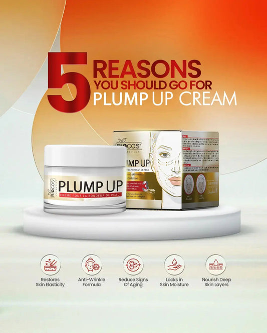 Plump Up Skin Plumping Cream 44g – Hyaluronic Acid, Shea Butter & Ceramide 3 for Firm, Youthful Skin