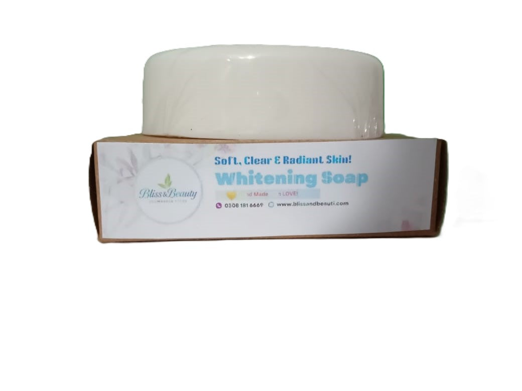 Whitening Soap with Kojic Acid, Niacinamide & Vitamin E – Brightening, Hydrating & Skin Tone Enhancing Formula – 100g