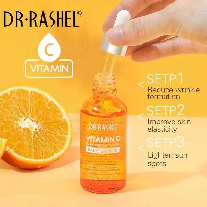 DR RASHEL Vitamin C Face Serum – Brightening & Anti-Aging Skincare – 50ml