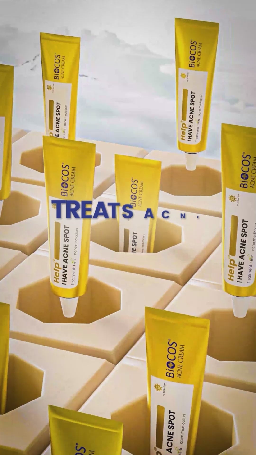 Anti Acne Cream for Pimples, Scars & Blemishes – Aloe Vera, Neem, Zinc Oxide – 12gm