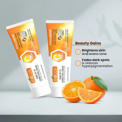Dark Spot Correcting Cream 40gm – Brightening & Hydrating with Sweet Almond Oil, Glycerin & Antioxidants | Fades Dark Spots, Pigmentation & Uneven Skin Tone
