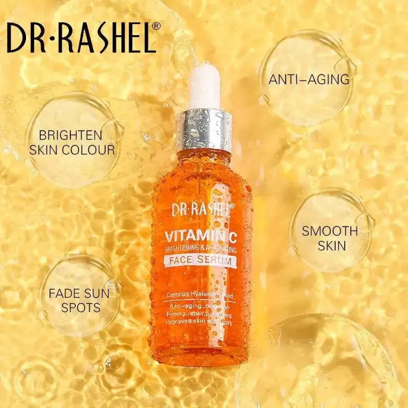 DR RASHEL Vitamin C Face Serum – Brightening & Anti-Aging Skincare – 50ml