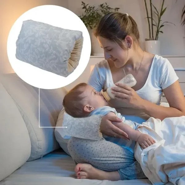 Baby Comfort Hand Pillow – Ergonomic Nursing & Feeding Pillow for Newborns & Infants | Breastfeeding, Bottle-Feeding & Maternity Support