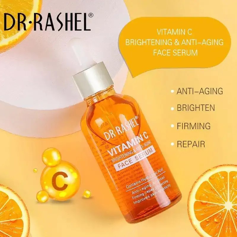 DR RASHEL Vitamin C Face Serum – Brightening & Anti-Aging Skincare – 50ml