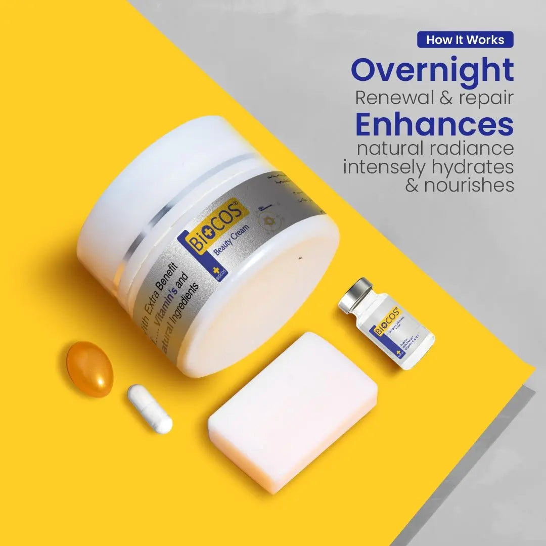 5-in-1 Beauty Cream – Anti-Aging, Brightening & Deep Hydrating Formula with Arbutin, Vitamin E, B5, Kojic Acid, Glutathione & Licorice Extract – 26gm