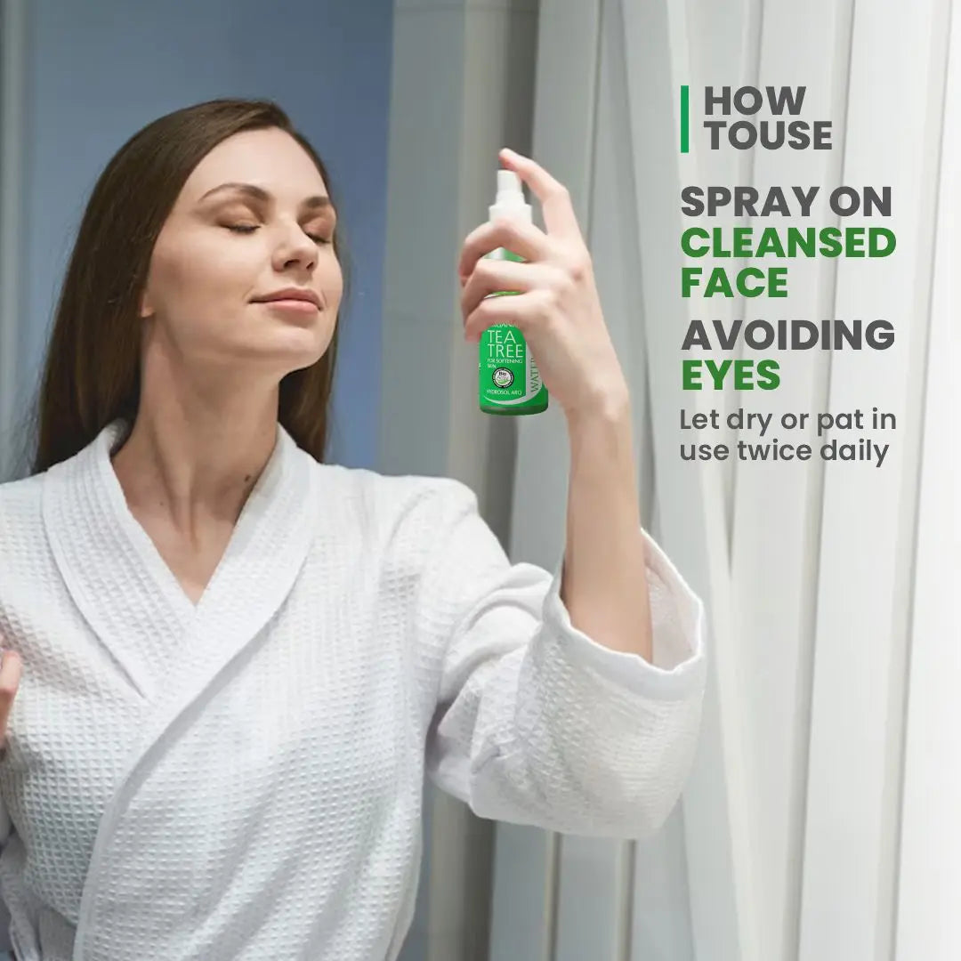 Water Facial Mist - 120ml – Cucumber, Tea Tree, Rose, Aloe Vera & Neem