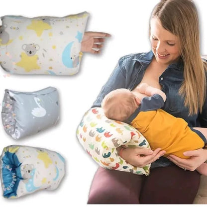Baby Comfort Hand Pillow – Ergonomic Nursing & Feeding Pillow for Newborns & Infants | Breastfeeding, Bottle-Feeding & Maternity Support