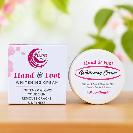 Moon Touch Hand & Foot Whitening Cream (100ml) – Natural Brightening & Moisturizing Formula for Soft, Glowing Skin
