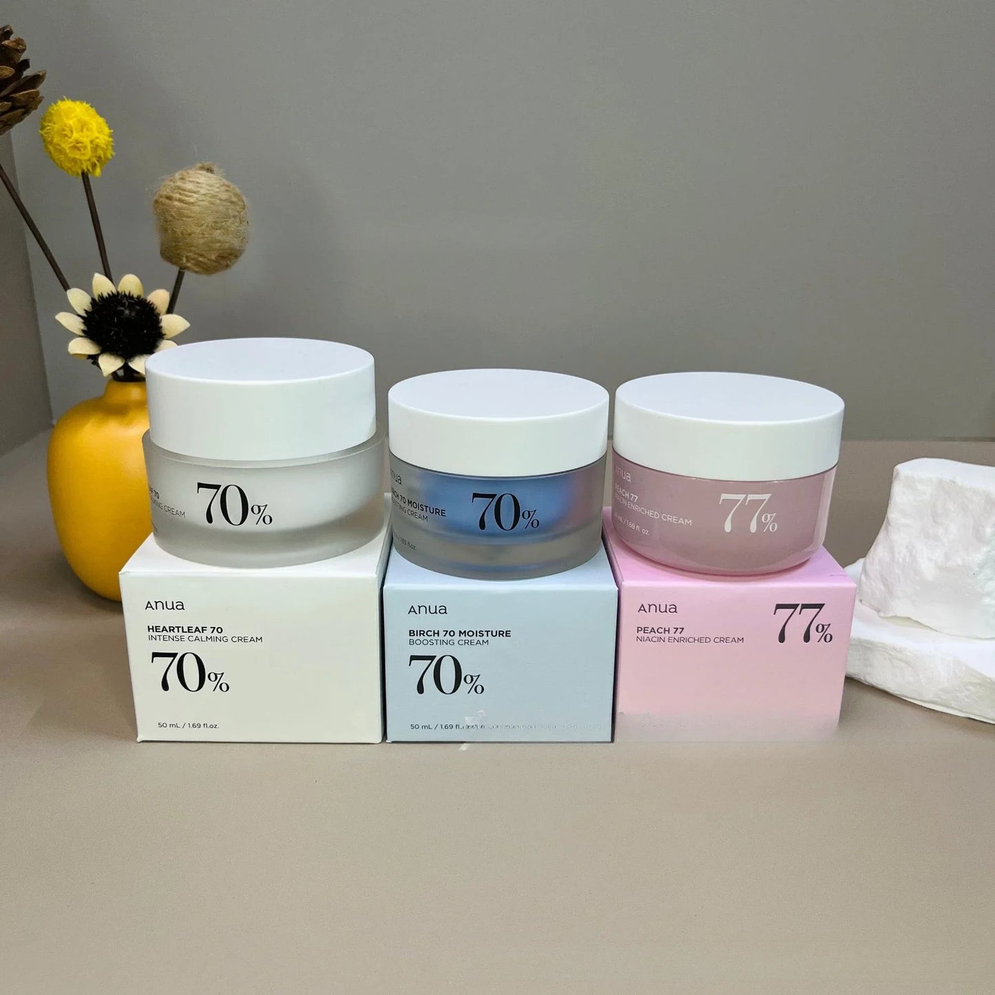 Anua Hydrating Facial Cream 50ml (Birch, Peach Extract & Houttuynia)