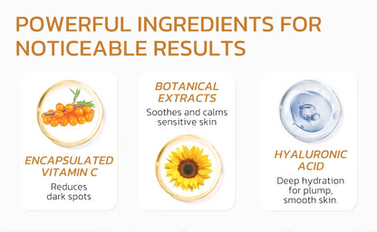 Deep Vitamin C Golden Capsule Face Moisturizer – Hydrating & Whitening Cream