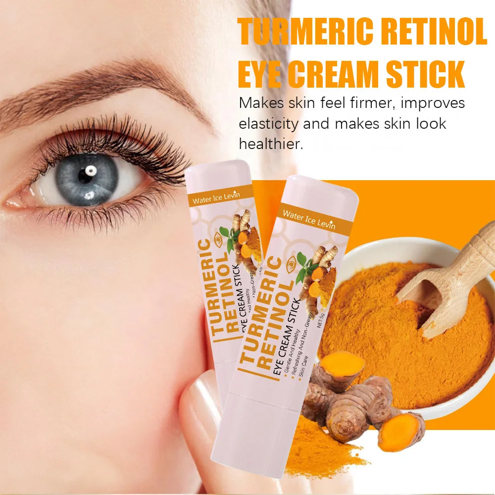 Turmeric Eye Cream Stick – Anti-Puffiness, Dark Circle & Fine Line Care (5g)