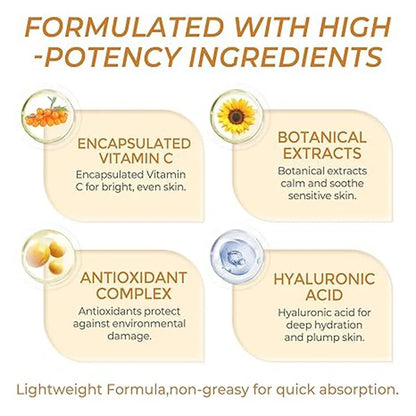 Deep Vitamin C Golden Capsule Face Moisturizer – Hydrating & Whitening Cream