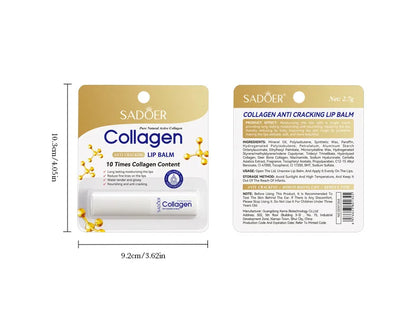 SADOER Collagen Lip Balm – Moisturizing, Nourishing & Repairing Lip Care