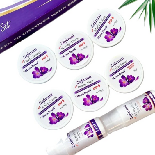Zafarani Facial Set 50ml – Complete Saffron Facial Range for Glowing & Hydrated Skin